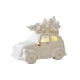 thumbnail image 1 of Adorno navideño, adorno navideño, decoración del hogar, figura de mesa, estatua iluminada para repisa de chimenea, estantería, dormitorio de boda Auto, 1 of 8