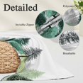 thumbnail image 3 of Green Pine Tree Throw Pillow Cover 20 x 36 Inch Decorative Pillow Cover Farmhouse Nature Forest Landscape Lumbar Pillowcase Seasonal Rectangle Cushion Case for Couch Sofa Bed Living Room, 3 of 9
