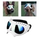 thumbnail image 3 of Gafas de sol para perros con protección contra el viento y correa ajustable para exteriores blanco, 3 of 9