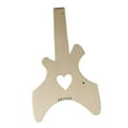 thumbnail image 3 of Guitarra de madera tallada, guitarra inacabada, juguete educativo temprano, guitarra de madera DIY Amar, 3 of 9
