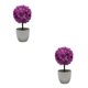 thumbnail image 2 of Injueey Esfuerzo mínimo Máximo estilo Bonsái de bajo mantenimiento Árbol pequeño Mantenimiento de bajo costo Planta artificial Type3 NO3, 2 of 6
