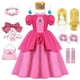 thumbnail image 2 of Vestido de princesa melocotón para niña, disfraz de Halloween, ropa de actuación de escenario para niños, trajes de fiesta de Carnaval de cumpleaños Fivean unisex, 2 of 2