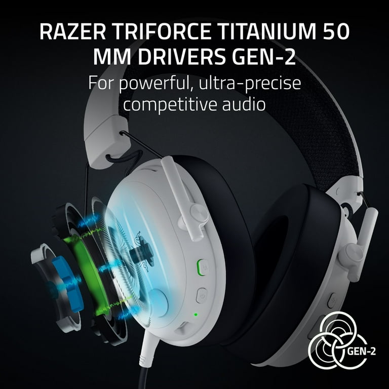 Razer BlackShark V3 Wireless Esports Headset, White - Walmart.com