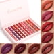 thumbnail image 1 of Brillos de labios mate, 10 Uds., resistentes al agua, antiadherentes, barras de labios, regalo de Navidad, 1 of 8