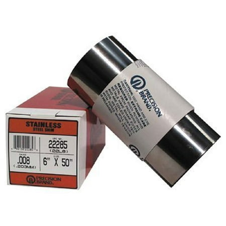 Precision Brand 22320 22l10 .010 Ss Shimstock 6"x50