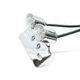 thumbnail image 2 of Cateye Chrome Double LED Integrated Taillight Brake Light Turn Signals License Plate Light Fender Eliminator Plate Tag Holder Double Tail Light Compatible with Harley Honda Suzuki Cruiser Scooters, 2 of 4