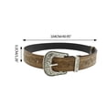 thumbnail image 3 of lanema Woman Relief Floral Belt for Dresses Teen Waist Belt Vintage Belt for Jeans, 3 of 20