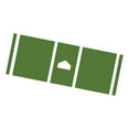 thumbnail image 1 of Lipstore Tapis de Baseball Cage à Frapper Tapis Robuste pour Amis Softball Famille Vert, 1 of 8