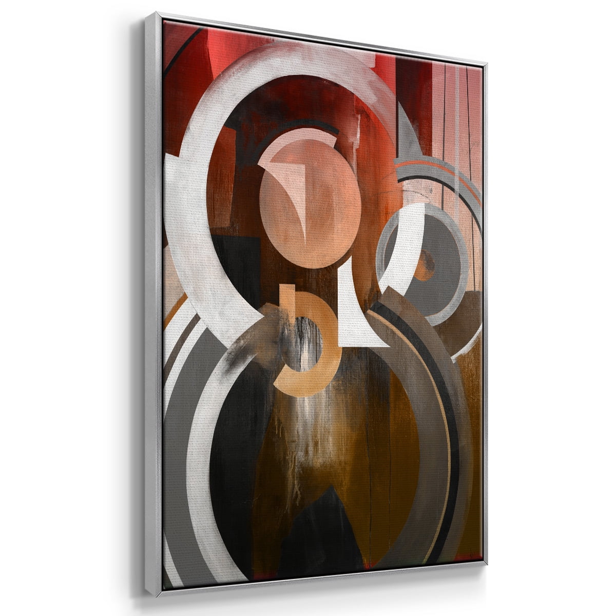 Focal Framed Premium Gallery Wrapped Canvas - Ready to Hang - 25 x 37 - Silver Floating Frame