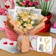 thumbnail image 2 of Ramo de flores de ganchillo Macarena amarillo ramo de flores, 2 of 8
