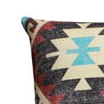 thumbnail image 2 of Benzara 24 x 24 Inches Handwoven Cotton Accent Pillow with Kilim Print, Multicolor, 2 of 5