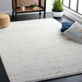 thumbnail image 2 of SAFAVIEH Natura Fredrick Striped Area Rug, Ivory/Light Grey, 5' x 8', 2 of 9