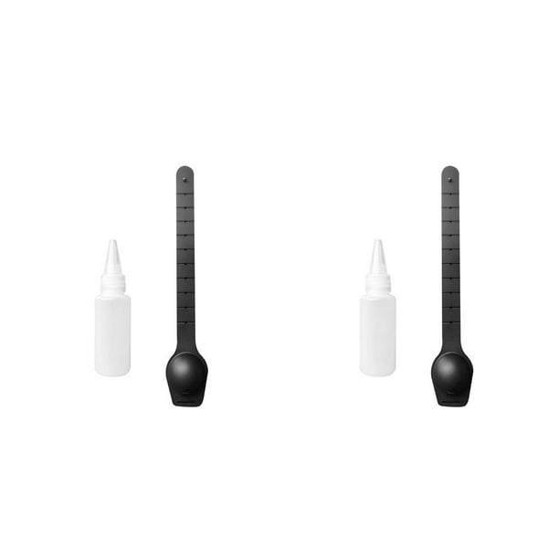 Monstrate de mano de silicona, portátil, dispensador de mano, Mini contenedor de viaje colorido negro 2piezas