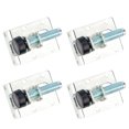 thumbnail image 2 of 4 Pieces Adjustable Furniture Foot Detachable Heavy Workbench Shelf Table Desk Duty Household Cupboard Shelf Table Levelling Feet Hardware, 2 of 7