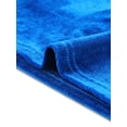 thumbnail image 5 of Allegra K Mini vestido de fiesta de terciopelo con cuello simulado y manga corta para mujer Azul real XS, 5 of 5