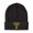 Black, variant on Beanie Menorah Embroidery, One Size, Dark Grey