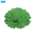 thumbnail image 3 of Uxcell 4" Durable Tissue Pom Poms Paper Flowers Ball for Wedding Party Decoration Green 10 Pack, 3 of 6