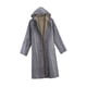 thumbnail image 2 of Capa de lluvia impermeable, ligera, larga, con capucha, cortavientos, ropa de lluvia, capa de lluvia para 3L, 2 of 9