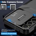 thumbnail image 3 of Rugged Case for Samsung Galaxy A55 5G with Slide Camera Cover & Drop Protection Black, 3 of 6