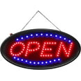 thumbnail image 3 of KEBE LED Open Sign, 19''x10" Bright Sign Flashing Light for Business Walls Window Shop Bar Hotel, Two Modes, 1.45lbs, 3 of 9