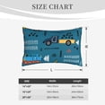 thumbnail image 6 of Bingfone Construction Trucks Standard Size Pillowcase, Long Staple Pure Cotton Envelope Closure Pillow Cover,14"X20", 6 of 9