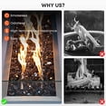thumbnail image 3 of Fire Glass Stanbroil, 4,5 kg, reflectante, templado para chimenea, 3 of 9