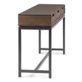 thumbnail image 3 of Simpli Home Banting 54 inch Wide Solid Wood Mid-Century Modern Wide Console Table in Walnut Brown, 3 of 6