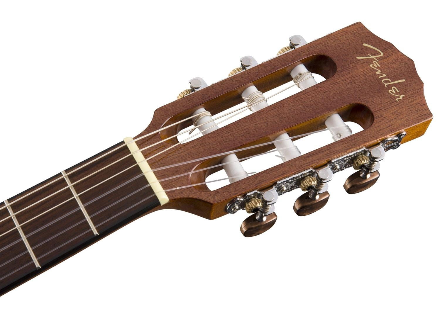 Fender Classic Design CN-60S Concert Nylon Acoustic Guitar, Walnut Fingerboard, Gloss, Natural