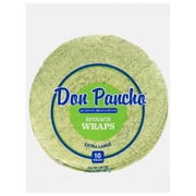 Don Pancho Spinach Wrap 12", 36 oz, 10 Count