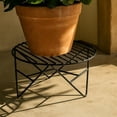 thumbnail image 4 of Base Metálica para Maceta Grande con Soporte Elevador de Plantas Interior y Exterior Estructura Resistente Anticorrosivo para jardín y hogar, Negro de uso Rústico o Moderno, 4 of 8