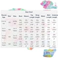 thumbnail image 3 of Fesfesfes Girls Swimsuit 4-Piece Pullover Rash Guard UPF 50+ Shorts Set Cover Up Bathing Suit Size 8-12 Years Two Piece Set Short Sleeve, 3 of 6