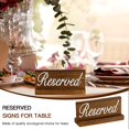 thumbnail image 3 of 12 Pieces Wooden Reserved Signs for Tables Rustic Style Wood Sign Wedding Seating Signs for Wedding Restaurant Receptions Supplies, 3 of 7