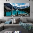 thumbnail image 2 of Rosework Framed Canvas Wall Art, 24x32 Inch, 3 Panel beautiful landscape, Made In USA, 2 of 6