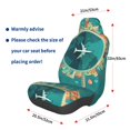 thumbnail image 3 of Naloa Around The Planet Car Seat Covers Universal Front Seat Coves for Car Accessories ,Padded Car Covers for Automotive, SUV, Truck, and Van, 3 of 5