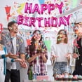 thumbnail image 3 of Kit de globos metálicos con letras Happy Birthday  color Purpura, 3 of 4