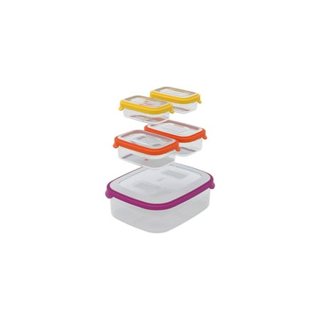 Joseph Joseph Nest Food Storage Container Set with Air Tight Lids (10-Piece)