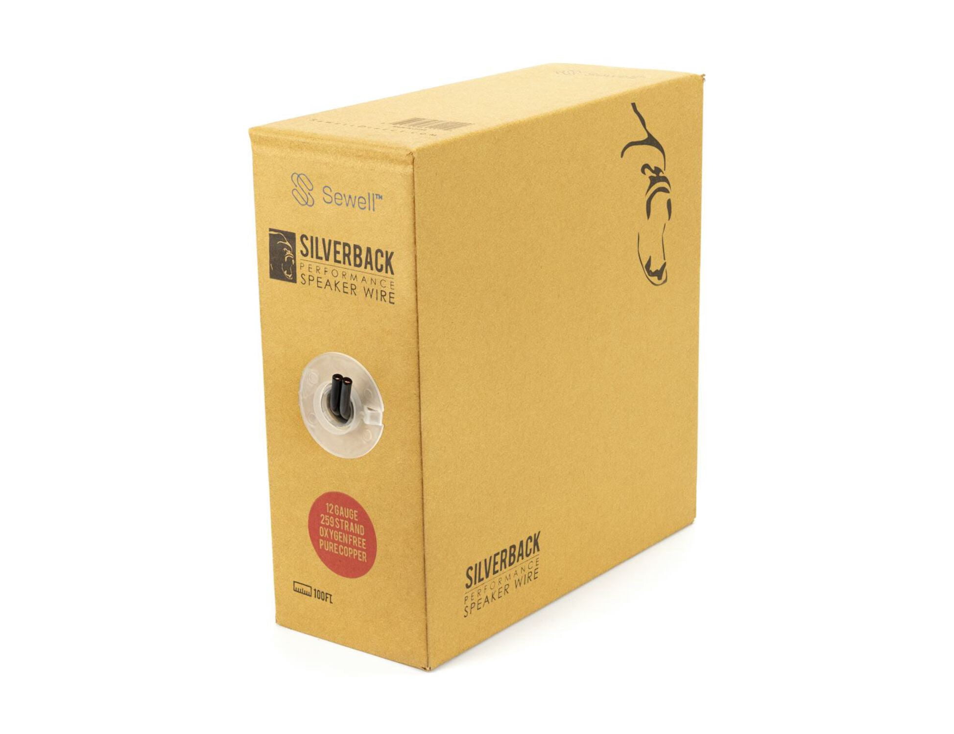 Sewell Silverback Premium Speaker Wire 12 AWG OFC High Strand Count
