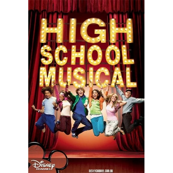 High School Musical Poster Cast Jumping New 24 x 36 inches