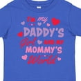 thumbnail image 4 of Inktastic Valentine's Day I'm My Daddy's Girl and My Mommy's World Girls Toddler T-Shirt, 4 of 5