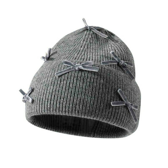 Hats for Women Mens Hats Women's Knitted Bow Hat for Fall And Winter Warm And Stylish Winter Hat