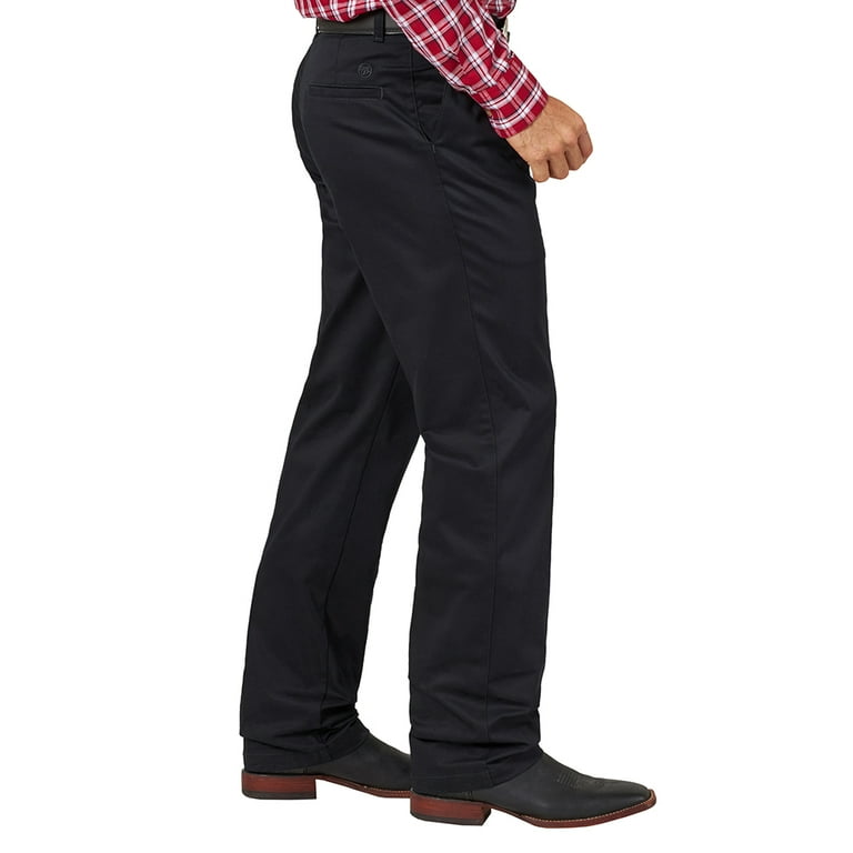 Wrangler Riata Black Pleated Front Pant Black 36x38 Walmart