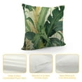 thumbnail image 4 of A Tropical Leaves Pillow Covers, Summer Green Tree Monstera Banana Leaves Throw Pillow Covers, Tropical Botanical Decorative Pillow Cases for Living Room, Bedroom, Couch, 4 of 5
