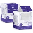 thumbnail image 1 of Toallas faciales desechables de algodón FFEWAFP, 100 unidades, 20 x 20 cm, 1 of 7