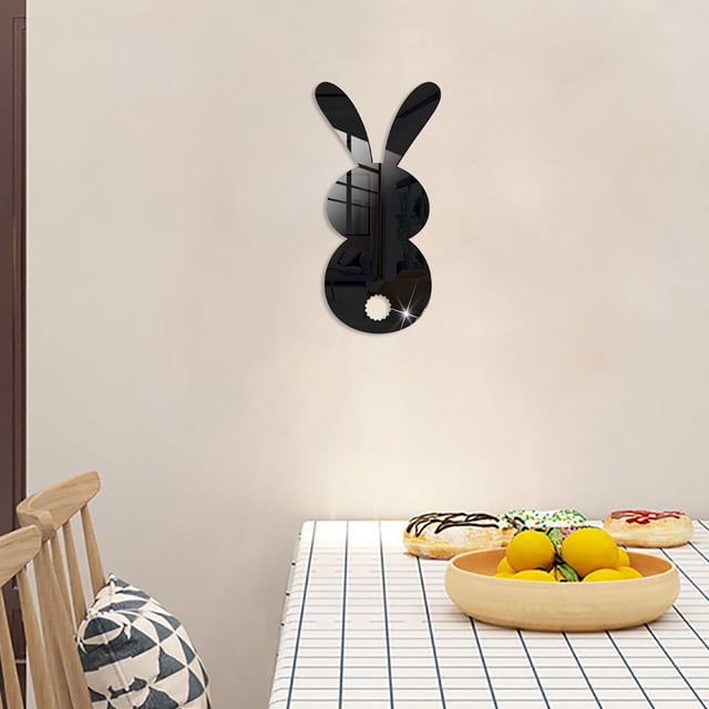Calcomanías 3D de acrílico para espejo de pared | Pegatinas para espejo de cuerpo entero sin marco | Adhesivos autoadhesivos para azulejos de puertas de baño y dormitorio | Decoración del hogar de 1