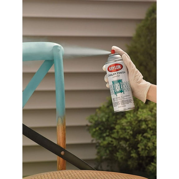 Krylon Chalky Finish Aerosol Spray Paint, 11 oz, Clear Matte