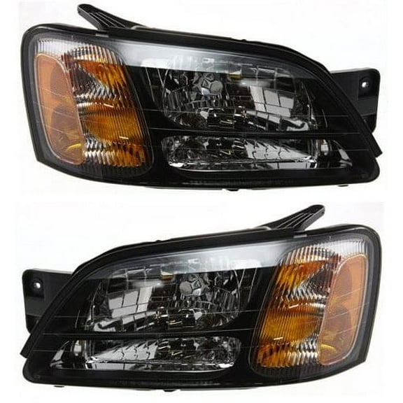 Garage-Pro Driver and Passenger Side Headlight for Subaru Outback 2000-2004 Also Fits Legacy Halogen With bulb(s) Replaces# 84001AE15A 84001AE14A