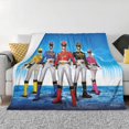 thumbnail image 3 of Manta polar de Power Rangers, súper suave y acogedora, manta de franela ligera, suave y cómoda, mantas de felpa cálidas para sofá, cama, 3 of 5