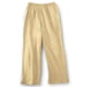 thumbnail image 2 of Pantalones capri cortos de punto de algodón para mujer con cintura elástica, color caqui, talla pequeña, 2 of 3