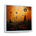 thumbnail image 2 of Designart "Tribes Ancient African Traditions II" African Tribes Floater Framed Canvas Wall Art, 2 of 7