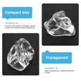 thumbnail image 3 of 100pcs Fake Ice Cubes Props: Transparent Plastic Ice Cubes For Photography Decorative Table Scatter Vase Fillers Party And Wedding Decorations, 3 of 3